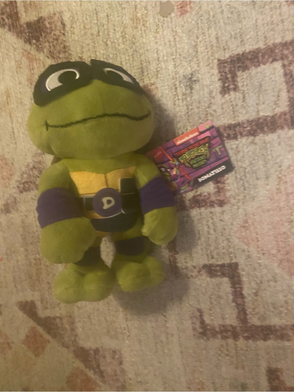 Teenage Mutant Ninja Turtles Donatello Plush - Green & Purple